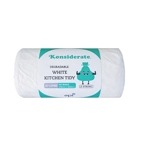 27L Degradable White Kitchen Tidy (1000 bags/ctn)